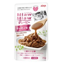 아이시아 먀우먀우 그레이비 정식 70g 12개입 고양이주식파우치, MGR-3 연어