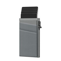 팝업형 스마트지갑 도난방지 카드홀더 RFID SEMORID-Rfid 스마트 지갑 카드 홀더 메탈 남성 비즈니스 신용