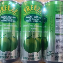 월드푸드 태국 코코넛 과육 쥬스 프리즈 코코팜 음료수 COCONUT JUICE