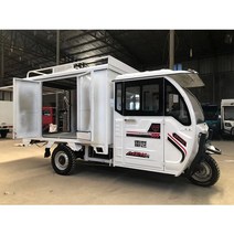 전기 바이크 오토바이 세발 삼륜 스쿠터 창고 가정용 트럭 스톨로드 확장 우편 배터리 자동차가있는 완전 밀폐형 밴 익스프레스 자동차 자전거, [09] 1.5m 익스프레스 카트, [02] 60V