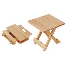 나무 접이식 사각 테이블 약24x24x23.5cm 야외용 간이 책상 간편한 접이식 원목 나무 폴딩, YG 쿠팡 본상품선택