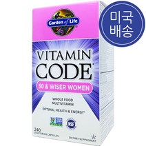 가든오브라이프 비타민코드 50세이상 여성용 멀티비타민 240정, 1병
