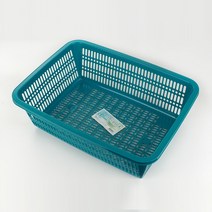 광신화학 소쿠리 사각 플라스틱 바구니 다용도 바스켓 김장 채반 광주리, 하모니광주리, 1개