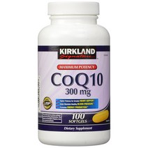 Kirkland Signature COQ10 커클랜드 시그니쳐 코큐텐 코엔자임큐텐 100정, 1개, 상세설명참조