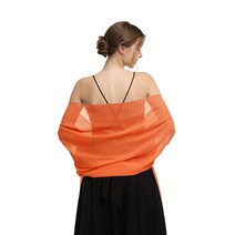 Hotshawl 시폰 숄 스카프 랩 소프트 파시미나 이브닝 드레스 공식 행사 블러시(시폰)