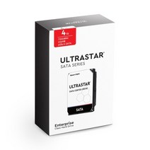 [Western Digital] Ultrastar HDD 패키지 4TB DC HC310 HUS726T4TALA6L4 3.5HDD/ SATA3/ 7200rpm/ 256MB/ PMR