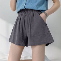 오노마 오노마 ONM 린넨 숏팬츠 여름 밴딩바지 큐롯팬트 데일리 마바지 (8652027)