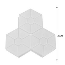 플라스틱 정원 경로 제조기 포장 시멘트 금형 도로 콘크리트 DIY 곰팡이, Hexagonal, CHINA
