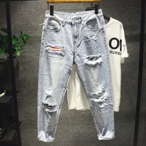 시티라벨 JJ8085 빈티지 서퍼브핏 데님 팬츠