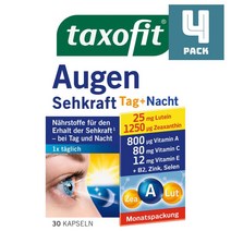 탁소피트 taxofit 아이 비전 데이+나이트 30캡슐 4팩