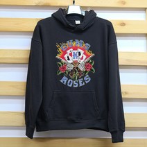 남자 프린팅 후드티 락밴드 오버핏 후드티 GNR 2