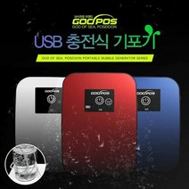 런웨이브 H2 충전식 고성능 기포기 가정용 차량용 낚시, 충전기포기 H2그레이
