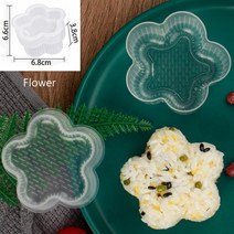 도시락꾸미기 삼각김밥만들기 김밥싸는기계 스시 금형 nori onigiri 주먹밥 식품 프레스 메이커 7 모양 일본 diy 키트 롤 주방 가제트 세트 도시락 액세서리 도구, 꽃