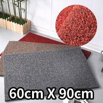 태권도장 체육관 먼지제거 미끄럼방지 입구매트 60 X 90 신발털이매트, 브라운+베이지