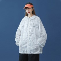 자외선 차단 통기 성 자전거 선크림 녀 2021 여름 얇 은 카디건 위 에 야구 복 코트, 흰색 L