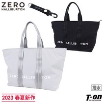 제로 할리버튼 골프 ZERO HALLIBURTON GOLF 보스턴백 빅 토트백 로커토트 L 코듀라 소재 발수 로고 프린트 2023 골프손가방 골프토트백 일본직배, 블랙(01)