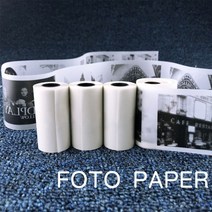 핸드폰 사진인화기 포토프린터 스마트폰 사진출력기 paperang pocket mobile printer, 흰색반투명
