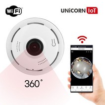 유니콘IoT CCTV 스마트 웹캠 360도 카메라 TCAM-D30, 없음