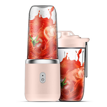 GUIPING 400ML 휴대용 USB 충전 미니 믹서기, 핑크