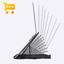 15인치노트북 거치대 17인치 노트북 회전형 각도조절 쿨링패드 스탠드, 1_고정_화이트