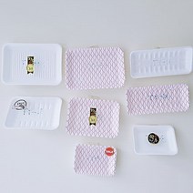 일회용 PSP 용기 시리즈 고기 포장 반찬 떡포장 스티로폼 용기, TY-26 적그물 1박스(1000개)