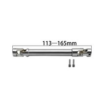 키덜트 CNC 내부 스플라인 금속 드라이브 샤프트 1/10 RC 크롤러 SCX10 II Capra TRX4 TF2 D90 YK4082 용 범용 조인트 구동축, 1PCS1