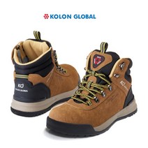 코오롱 남성 캠핑 트레킹신발 천연가죽 고급 안전화 착화짱 논슬립