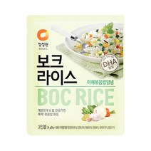 다봄마켓 [청정원]보크라이스 야채볶음밥양념 DHA함유 24g, 보크라이스 야채볶음밥양념24g x5