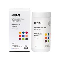유판씨 멀티 구미(사과맛) 100구미 50일분 면역건강 맛있는 온가족 어린이 키즈 멀티 비타민 식물성펙틴, 1개