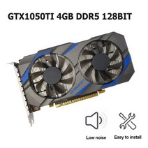 그래픽카드비디오 카드 GT210 512M DDR3 64 비트 컴퓨터 HDMI 호환 VGA, 04 GTX1050TI 4GB DDR5