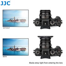 셔터릴리스 카메라리모컨 Fujifilm Fujinon XC 35mm F2 & XF 23mm / 35mm F2 R WR 렌즈 용 JJC LH-XF35, 02 Silver