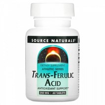 소스내추럴스 한방 트렌스페룰산 250mg 60정