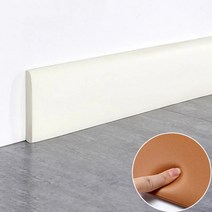 모서리수납장 코너선반 1M 자기 접착 스커트 라인 3D 벽 스티커 두꺼운 충돌 방지 장식 스트립 침실 거실, 02 01_02 thick1.5cm wide 10cm