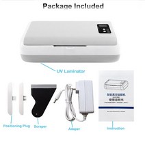 소형코팅기 가정용 뵈르르-진공 UV 경화 라미네이터 화면 보호기 휴대폰 TPU 하이드로겔 필름 기포 제거기, [02] US Adapter