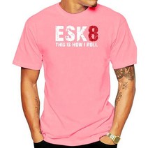스케이트보드 남성 티셔츠 e스케이트 일렉트로 롱보드 호버보드 mrteee(2) 여성, 17 Men Deep pink_06 XL