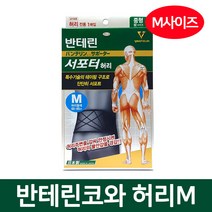 반테린코와서포터 허리보호대 테이핑요법 온열, 1개
