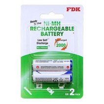 FDK AA충전지 2000mAh 건전지 2알 - 2023968EA, 쿠팡 2 1, 쿠팡 2 본상품선택