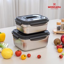 몽카라 김치 스텐 밀폐용기 컬렉션 4L&5.5L 세트, 단품