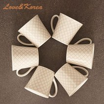 러브앤코리아 믹스커피 머그컵 B세트 6PW93E1C3, 상세페이지 참조