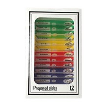 저무리 3 In 1 현미경 키트 60-120X 어린이 교육 휴대용 포켓 실험실 홈 학교, 05 12pcs Specimen