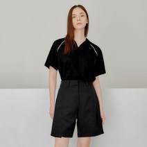 제너럴아이디어 사이드 핀턱 버뮤다 팬츠 S22A07011