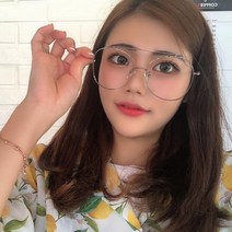 스타일자키 오버사이즈 보잉 메탈테 안경