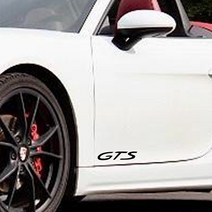 포르쉐 박스터 GTS 살측사이즈 그대로 자동차 데칼 차량용스티커 챈스커스텀 / 대구스티커, 블루, 1개