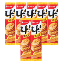 오리온제과 나 샌드 치즈크림, 77g, 7개