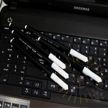 단디 컴퓨터용 싸인펜 흑색 12자루 검정싸인펜