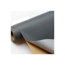 원룸 쿠션 거실 낮은 소파 쇼파 좌식 의자 1인용 패치 가구 테이블과 자체 접착 시트 가방 3550200x135cm 고정 수리 인조 가죽 밑창 스틱, Light Gray_35X135 CM