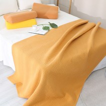 이솔홈 피그먼트 침대 이불 겸 패드 60수 아사, 겨자