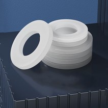 고무오링 블랙 화이트 나일론 플라스틱 플랫 와셔 절연 평면 스페이서 가스켓 O 링 확대 두꺼운 M2-M24, [05] M3x7x1(200Pcs), [01] White