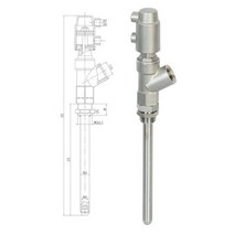 음료 충전 기계용 스테인리스 스틸 공압 밸브 노즐 기계, DN15-32 14MM_1/2