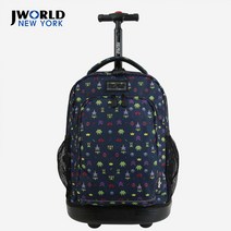 [제이월드뉴욕] 써니 17인치 롤링백팩 기내용 캐리어 학원가방 책가방 여행가방 (RBS-17)